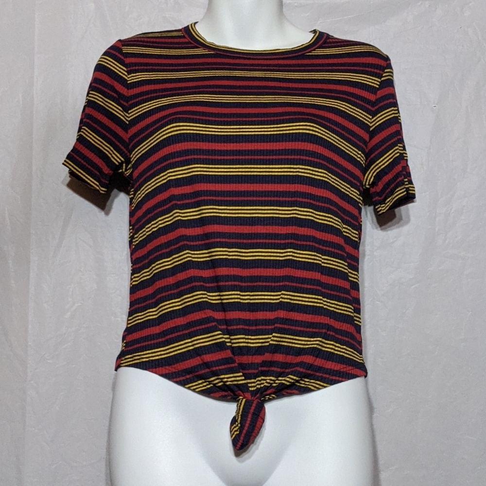 70s Vibe Tied Blouse EUC